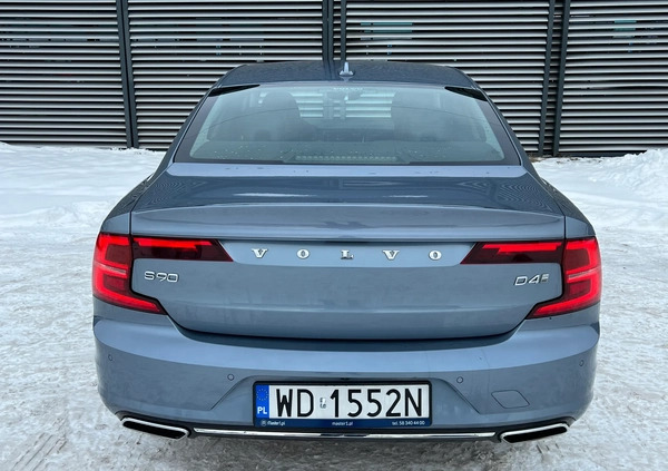 Volvo S90 cena 118850 przebieg: 139751, rok produkcji 2019 z Prusice małe 92